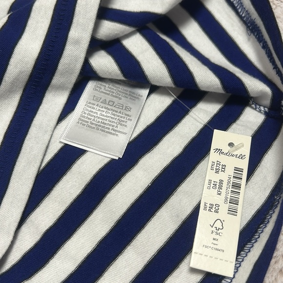 NWT Madewell Northside Vintage striped tee - Picture 4 of 8